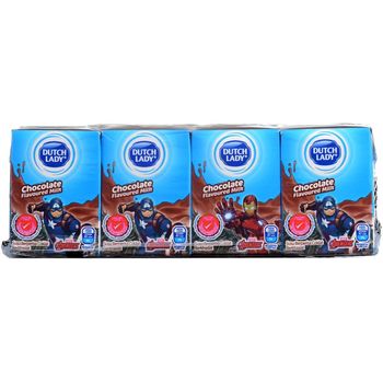 Dutch Lady Uht Milky Marvel Chocolate 4 x 125ml