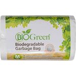 Biogreen Disposable Garbage Bag White Medium