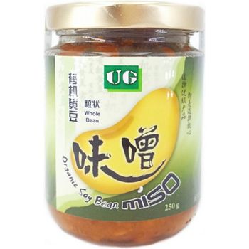 UG Organic Soy Bean Miso Whole Bean 250g