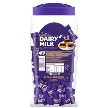 Cadbury Dairy Milk Neap Jar 90 Pieces 450g