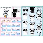 Avenir DIY Sewing Pen Topper Panda
