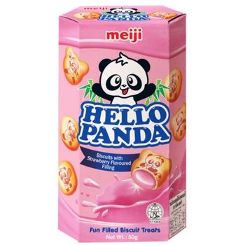 MEIJI HELLO PANDA BISCUITS WITH STRAWBERRY FILLING 32G