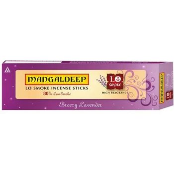 Mangaldeep Lo Smoke Incense Sticks Breezy Lavender 50 Sticks 96g
