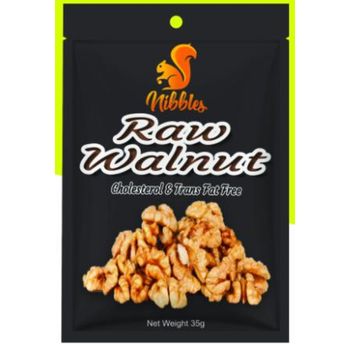 Nibbles Premium Raw Walnuts 35g