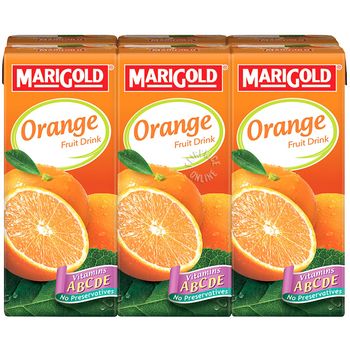 Marigold Fruit Drink Orange 6 x 250ml