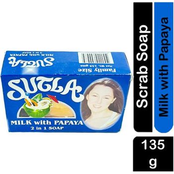 Sutla 2in1 Cold Processed Milk With Papaya Bar Soap