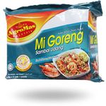 Agromas Indonesian Fried Noodles With Sambal Shrimp Flavor 400g