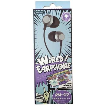 Remax Rm 512 High Performance Wired In Ear Earphone Stereo With Mic 20g