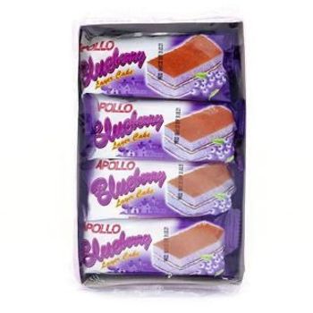 Kek Lapis Apollo Blueberry 8 Keping x 18g