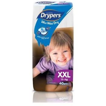 Drypers Wee Wee Dry XXL Large Size Diapers 40pcs