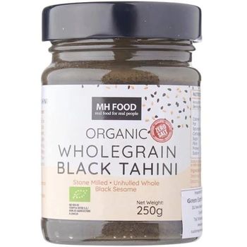 MH Food Organic Wholegrain Black Tahini Paste 250g