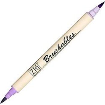 Kuretake Zig Memory System Dual Brush Tip Marker Brushables No.81 Hyacinth ms-7700-081