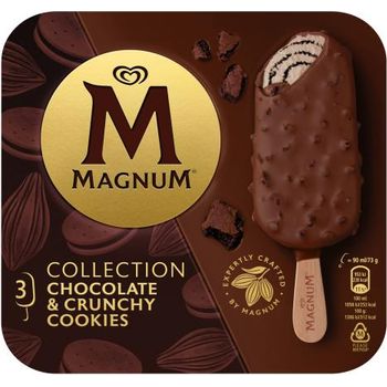 Magnum Chocolate And Crunchy Cookies 3pcs 90ml