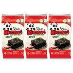 Kimnori Korean Crispy Seaweed Spicy 3pcs 12g