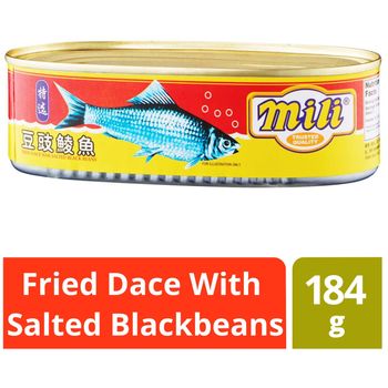 Mili Fried Dace With Salted Blackbeans 184g