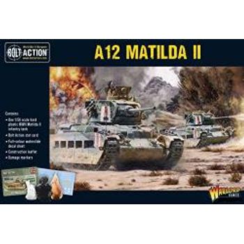Bolt Action A12 Matilda Ii Infantry Tank 1 56 Wwii Military Wargaming Plastic Model Kit