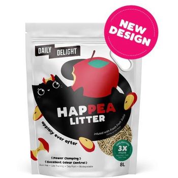Daily Delight Cat Happea Litter Applely Ever After Apple 8l