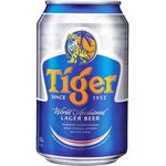 Tiger Lager Beer Can Carton 320ml