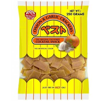 Besuto Prawn Crackers Onion & Garlic 250g