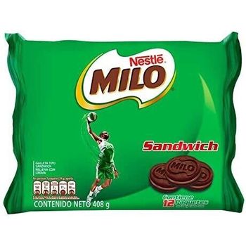 Nestle Milo Sandwich Cookie Biscuit 12 x 34g