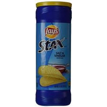 Lay's Stax Salt Vinegar Flavored Potato Crisps 156g
