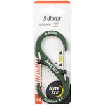 Nite Ize S Biner SlideLock Aluminum Carabiner 4 Olive