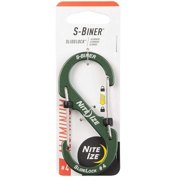 Nite Ize S Biner SlideLock Aluminum Carabiner 4 Olive
