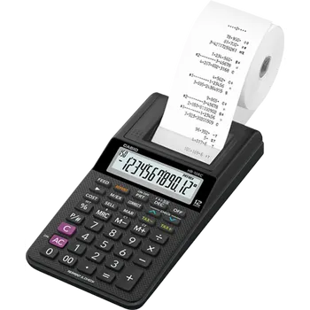 Casio 12 Digit Printing Calculator Black