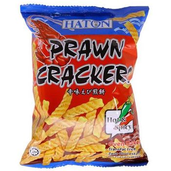 Haton Prawn Crackers Hot And Spicy 70g