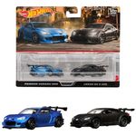 Mattel Hot Wheels Premium 2 packs Pandem Subaru BRZ / Lexus RC F GT3 Toy