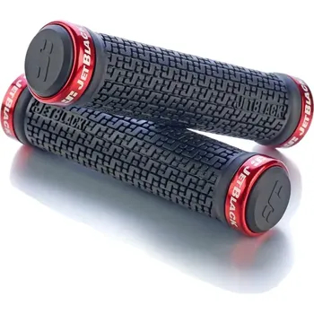 JetBlack Pin LockOn Grips Black