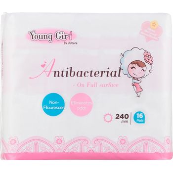 Young Girl Daytime sanitary napkin 16 Sachets 24cm