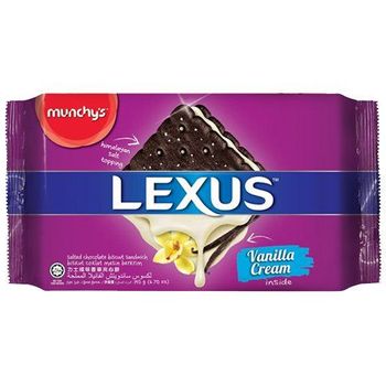 Biskut Sandwic Vanila Masin Lexus Munchy's 190g