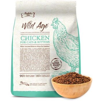 Absolute Bites Wild Age Cat Chicken Complete And Balanced For All Life Stages 5.44kg