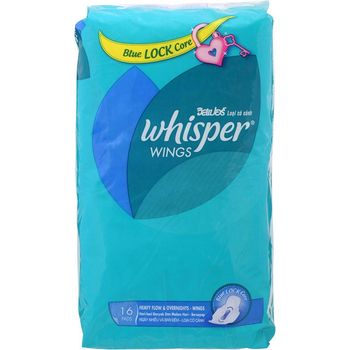 Whisper Thick Heavy Flow And Overnight Wings 16s