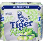 Tiger Radler White Grape 6 x 330ml