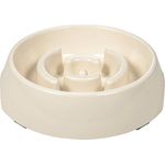 Spirepets Pet Bow For Dogs And Cats For Slow Feeding Size L White