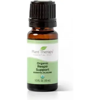 Plant Therapy Organic Respir Support Essential Oil Blend 10ml