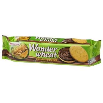 Mayora Wonder Wheat Chocolate Sandwich Biscuit 155g