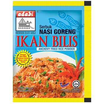 Adabi Nasi Goreng Ikan Bilis Anchovy Serbuk 17g