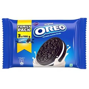 Cadbury Oreo Vanilla Biscuits Family Pack 3pcs 100g