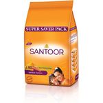 Santoor Sandal & Turmeric Soap for Total Skin Care 4 x 100g
