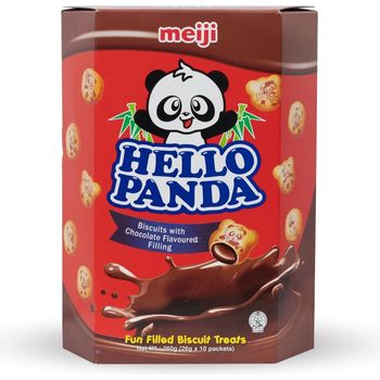 Meiji Hello Panda Biscuits with Chocolate Filling 260g