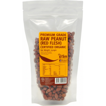 Dr Gram Organic Raw Peanuts Red Flesh 250g