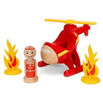 Brio Rescue Helicopter Preschool Toy