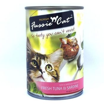 Fussie Cat Canned Food Tuna And Sardine 400g