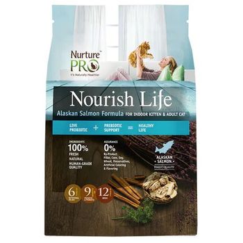 Nurture Pro Nourish Life Cat Indoor Salmon All Life Stages 300g