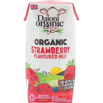 Daoni Organic Strawberry Flavoured Milk 200ml