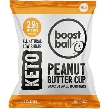 Boostball Keto Peanut Butter Cup Burner Bites 40g