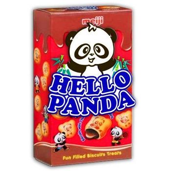 Meiji Hello Panda Chocolate Flavoured Filling Biscuit 25g